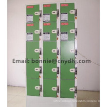 Metal 12 Doors Colourful Steel Coin Cabinet Locker